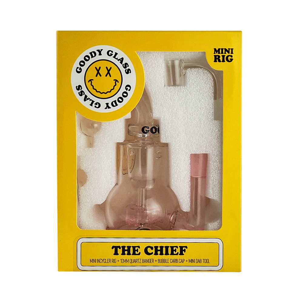 The Chief Mini Rig 4-Piece Kit Smoke Drop 