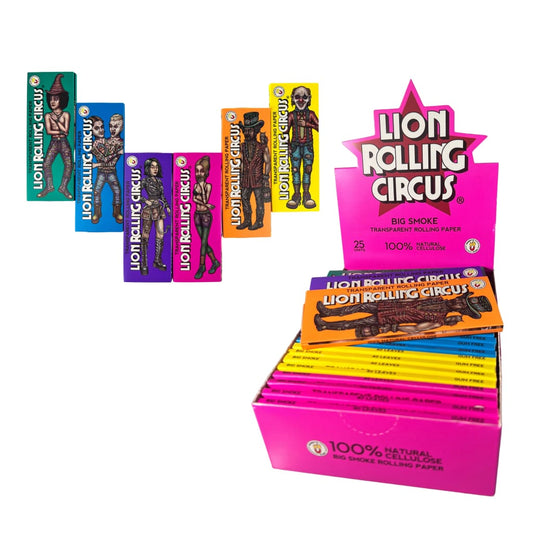 Transparent Rolling Paper Lion Circus 25 On sale