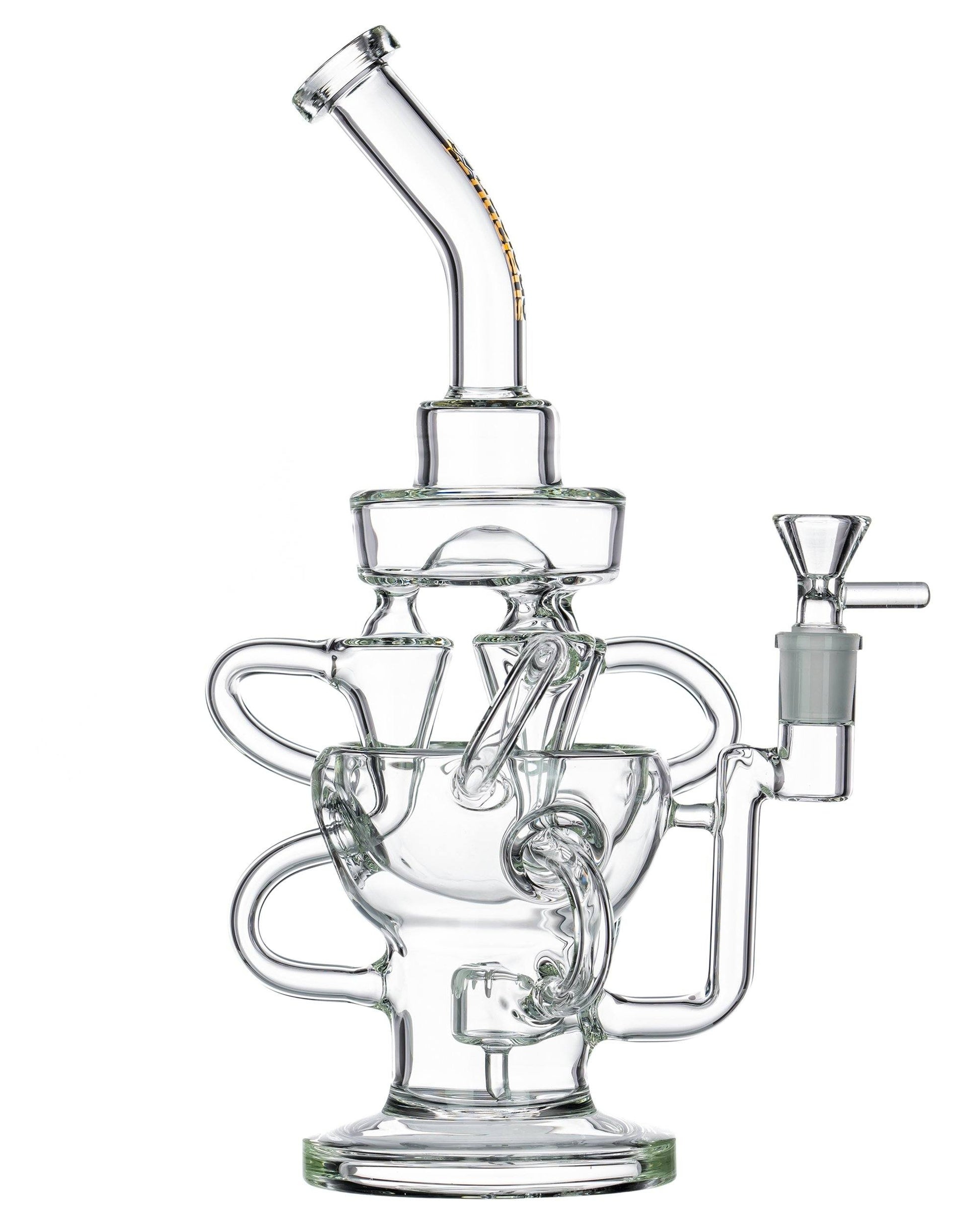 Triple Recycler Bong dab rig Nucleus 