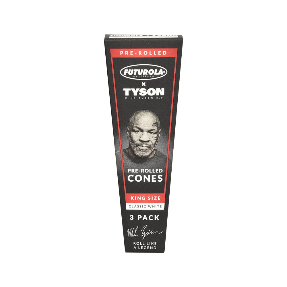 Tyson 2.0 x Futurola Cones | 3pk | King Size | 30pc Display Smoke Drop 