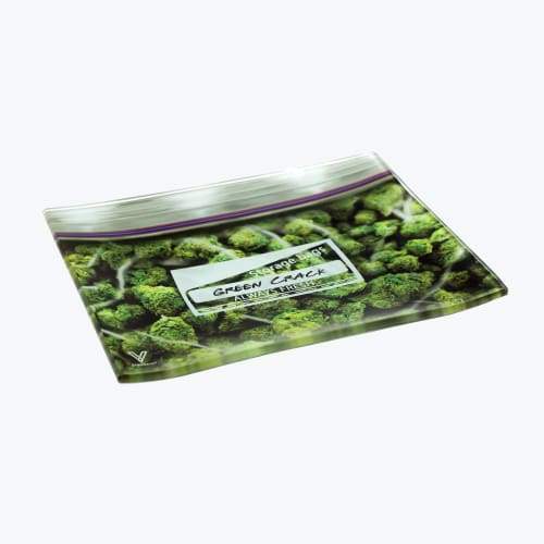 V-syndicate- Pound Bag Glass Rollin' Tray Small Flower Power Packages 