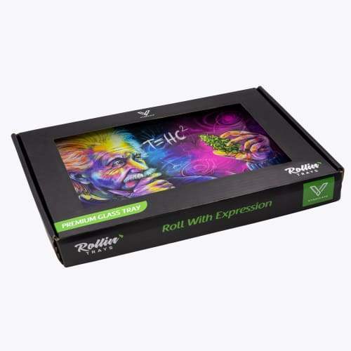 V-syndicate- T=hc2 Glass Rollin' Tray Flower Power Packages 