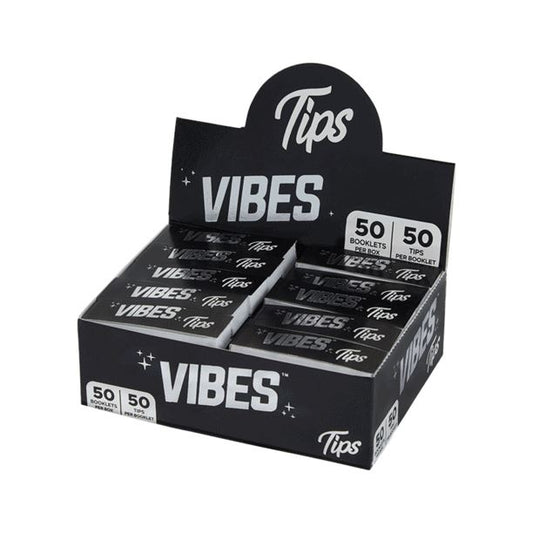 Vibes Rolling Tips Box - 50 Count Booklets at Flower Power Packages