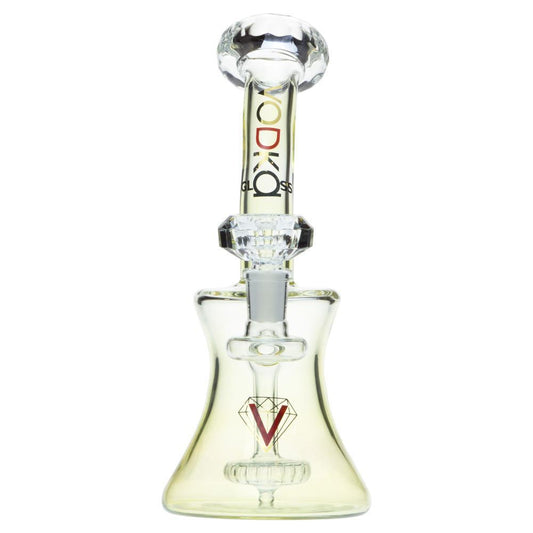 Vodka Water Pipe-Prosecco-10" Black With Downstem & 14mm Bowl-1 Count at Flower Power Packages