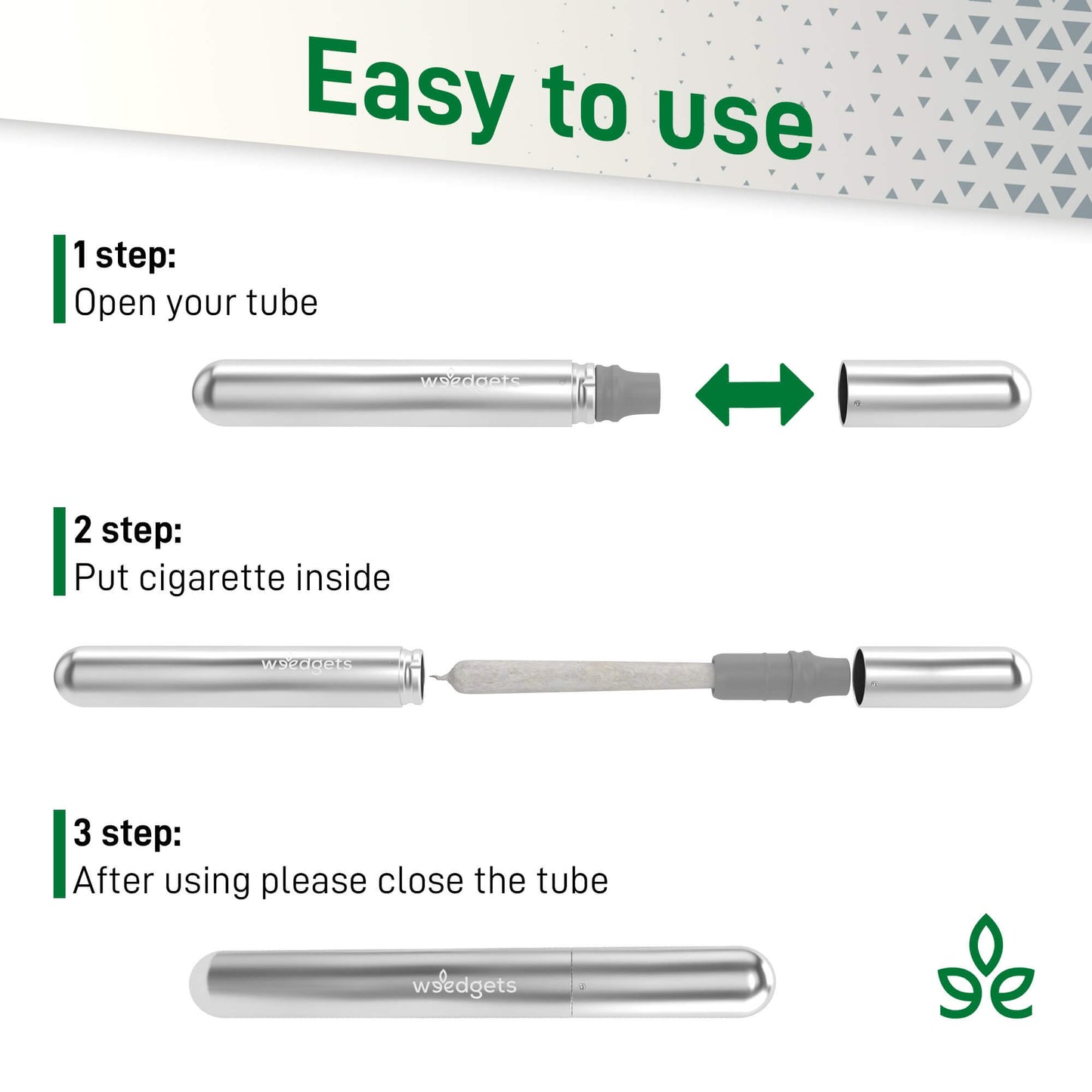 Water Tight & Smell Proof Filtered Case for Joints & Prerolls Smoke Drop 