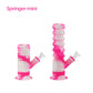 Waxmaid 11.6″ Springer Collapsible Silicone Water Pipe Smoke Drop Pink Cream 