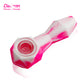 Waxmaid 4″ Daimon Silicone Hand Pipe Smoke Drop Pink Cream 