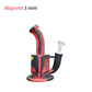 Waxmaid 7.3″ Magneto S Mini Silicone Water Pipe Smoke Drop Black Red 