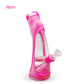 Waxmaid 8.5″ Horn Silicone Glass Water Pipe Smoke Drop Pink Cream 