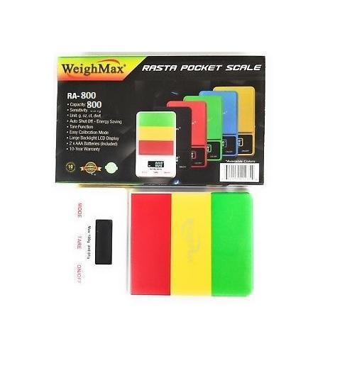 Weighmax RA800 Digital Pocket Scale, Flower Power Packages 