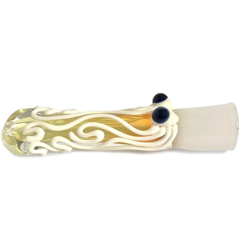 White Squid Chillum Glass Pipes Flower Power Packages 