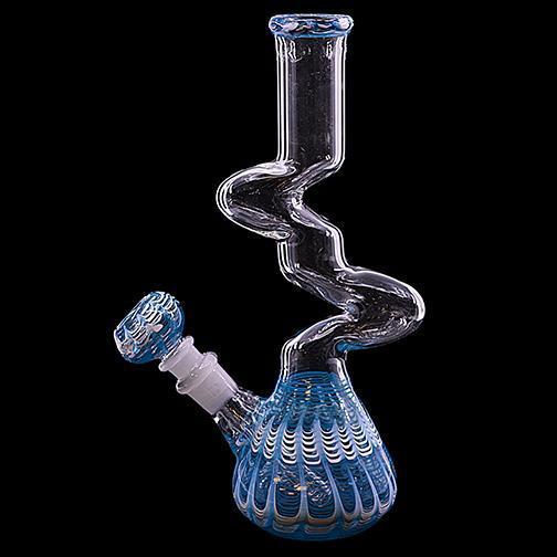 Wrap & Rake Round Zong Water Pipe (10") Flower Power Packages 