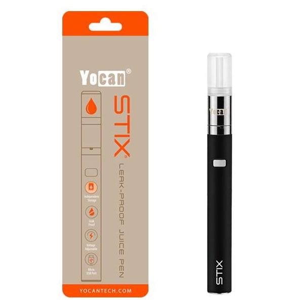 Yocan STIX Juice & Thick Oil Pen Flower Power Packages Black 